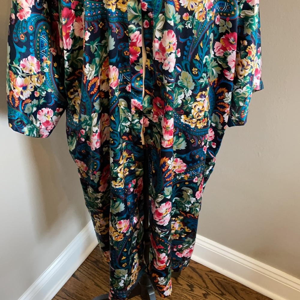 Victoria's Secret kimono wrap dress vintage boho - Picture 3 of 10